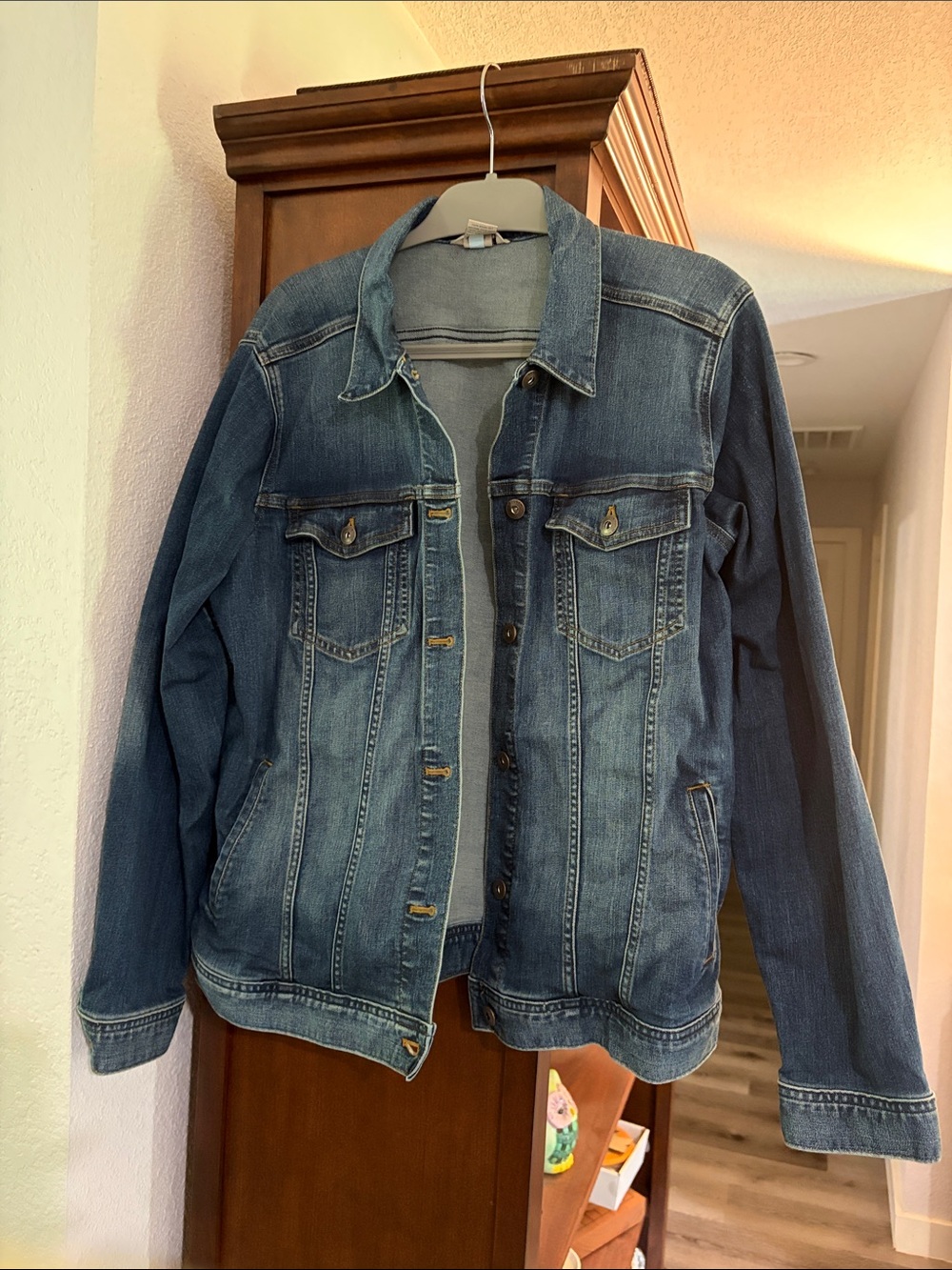 Duluth Trading Co. Indigo Cotton-Blend Denim Jacket